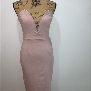 TOBI - Low cut midi dress